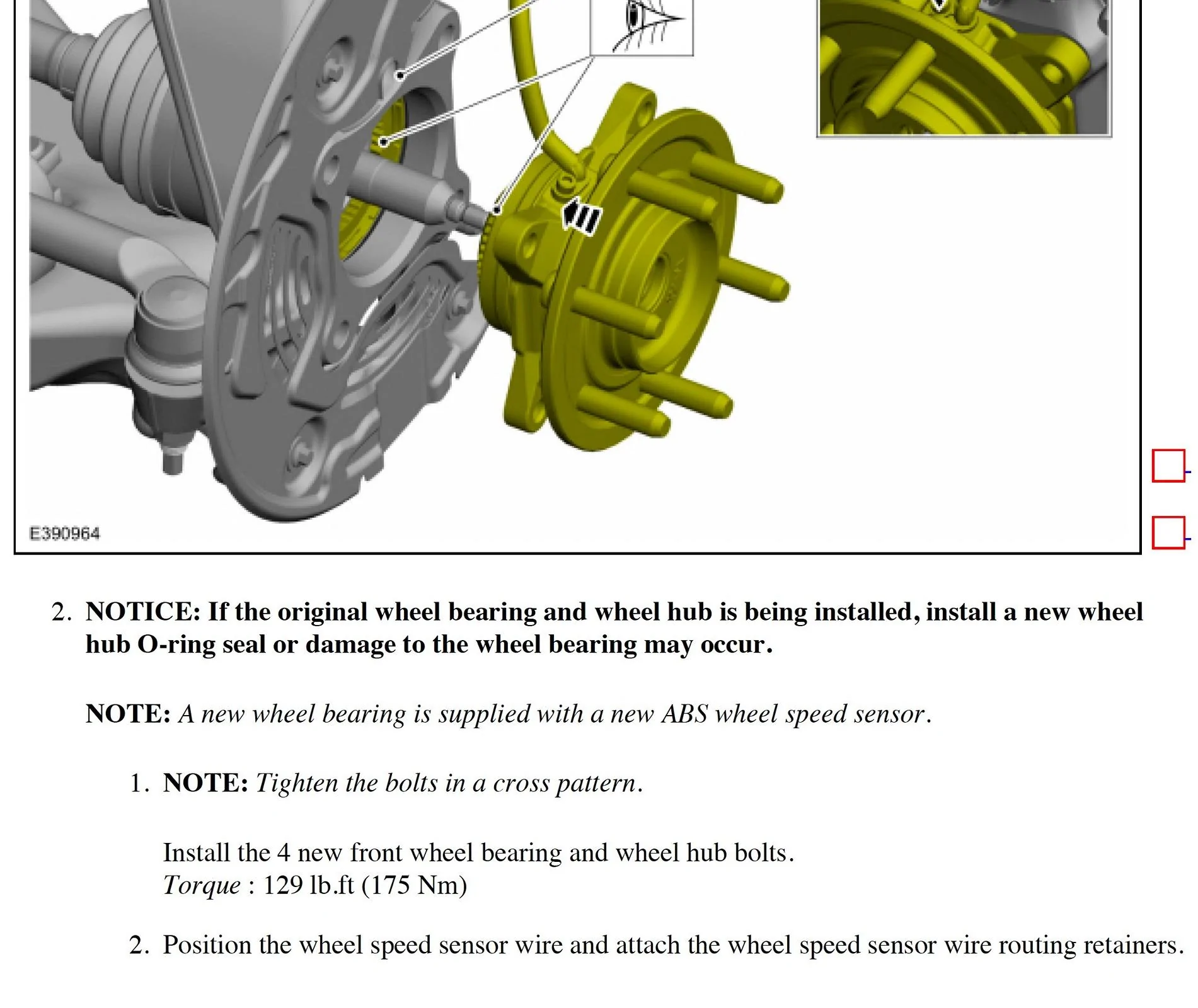 Ford F-150 4WD Wheel Bearing and Hub Assembly Torque Spec Wheel Hu