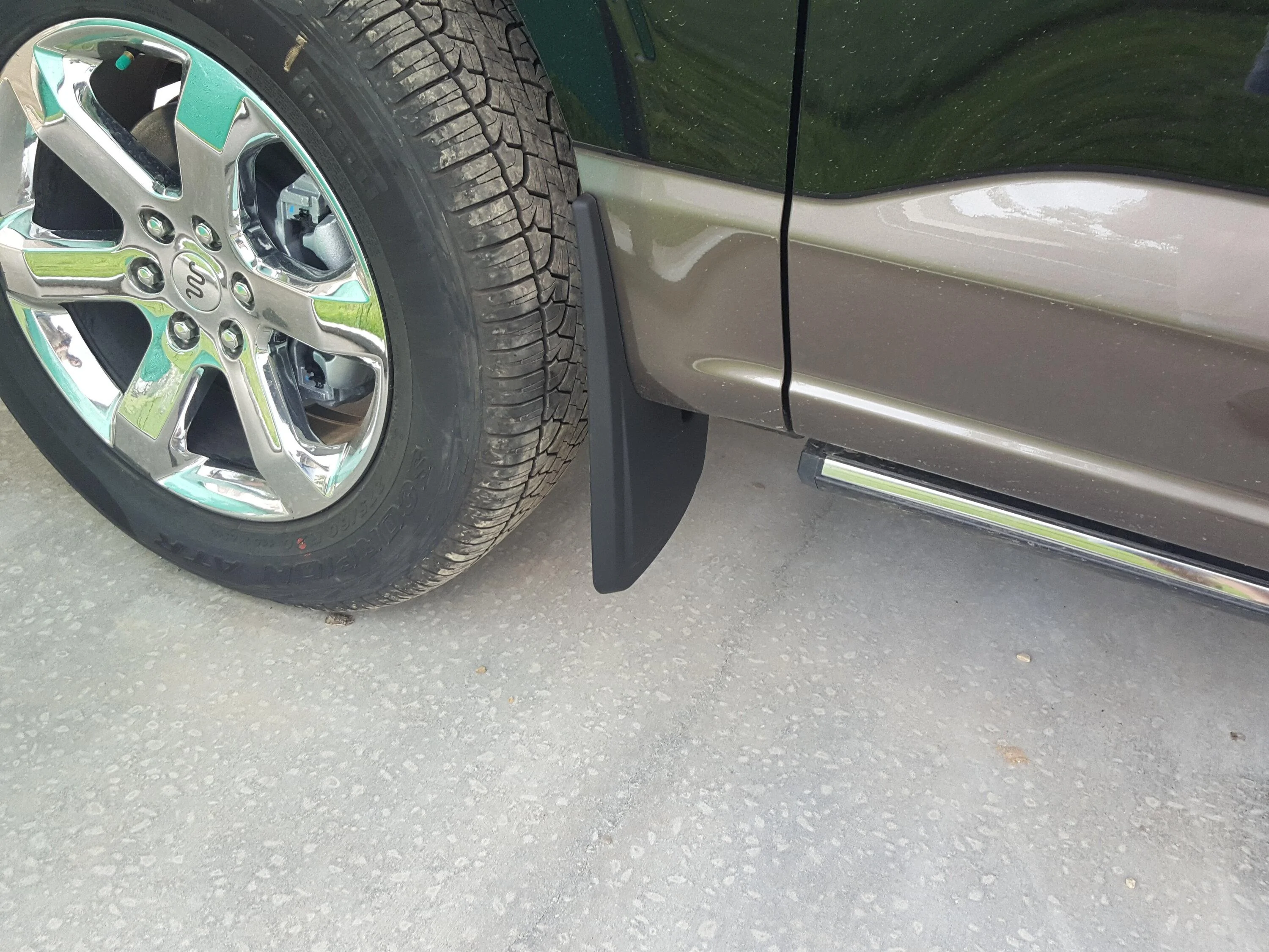 Ford F-150 Mud flaps question - get front and back sets? wheel liners splash guards (1)