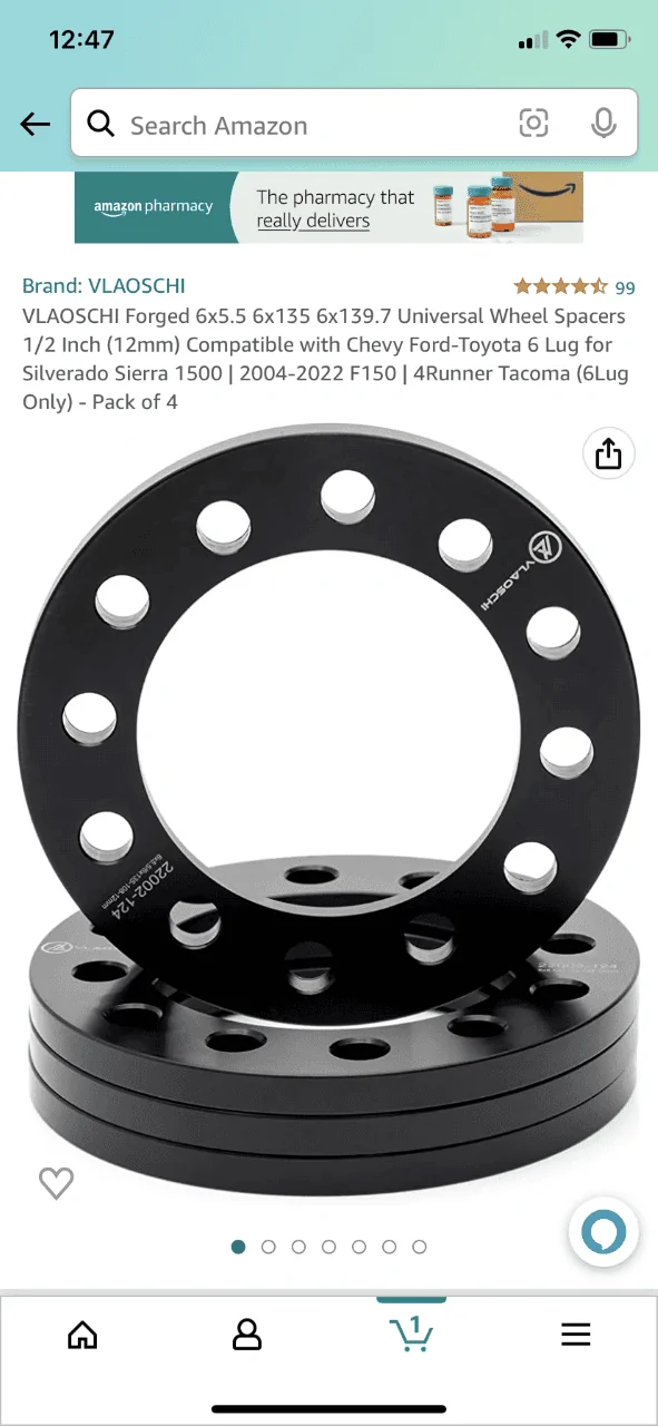 Ford F-150 Stud-less wheel spacer advice wheel spacer