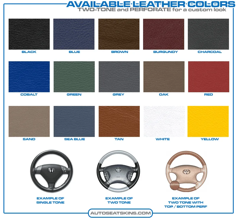 Ford F-150 Leather Steering Wheel Swap Wheelskins_Colors