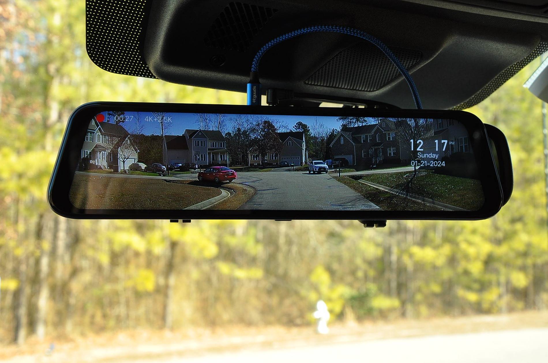 Ford F-150 How to Run Rear Dashcam Cable into Truck Cap Wolf2.JPG