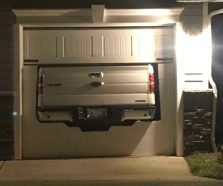 Ford F-150 When your garage is not deep enough for your new F150... x