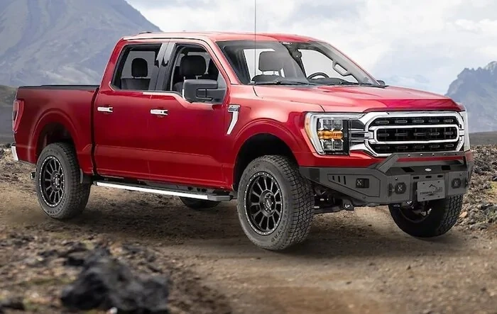New Release! Steel bumper fits for 2021-2023 Ford F-150 Models - Hooke Road