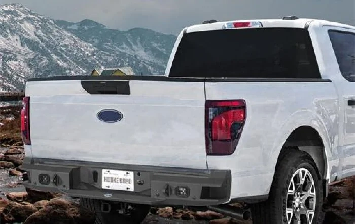 Hooke Road Rear Bumper w/ Spotlights for 2021-2024 Ford F-150 !  New Release