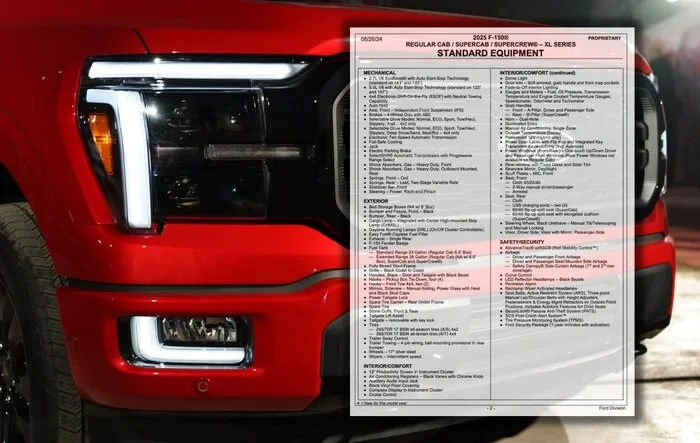 2025 F-150 Order Guide