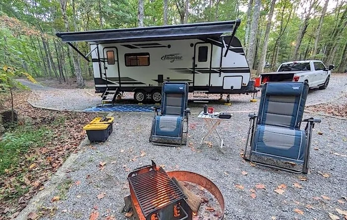 Camping at Fort Mountain State Park (North Georgia) ~2800' Elevation