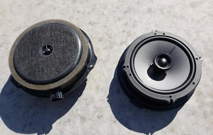 🤘🔊 Don't Settle for Weak Factory Speakers - Kicker Upgrade NOW! At Stage3motorsports.com