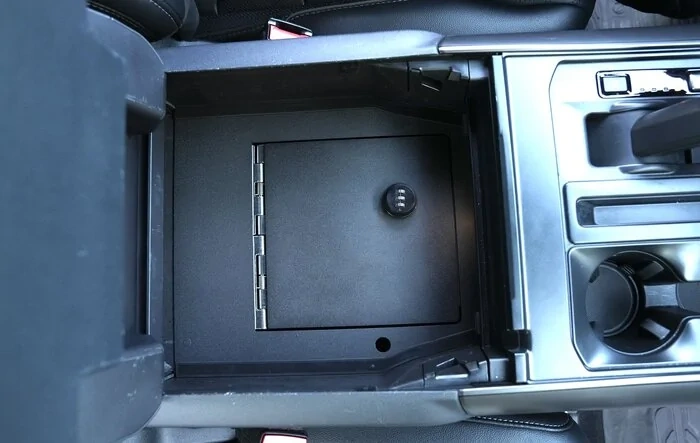 🔒 PROTECT YOUR VALUABLES! Center Console Safe Lock Box 🚨