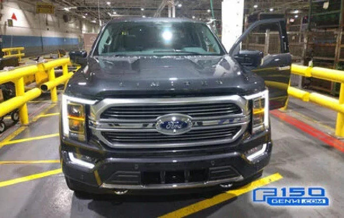 Smoked Quartz F-150 Limited Seen at the Factory