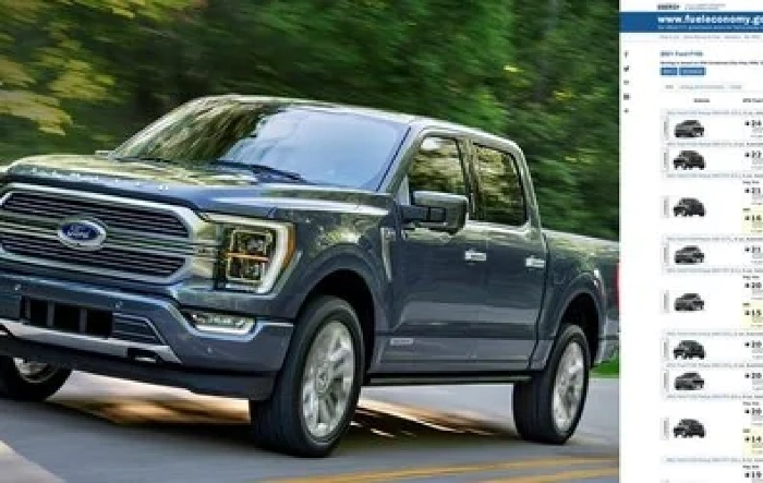OFFICIAL 2021 F-150 MPG Figures Released Per EPA