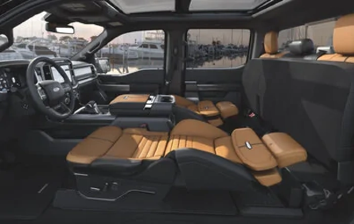 Watch the Patented 2021 F-150 Max Recline Seats In Action
