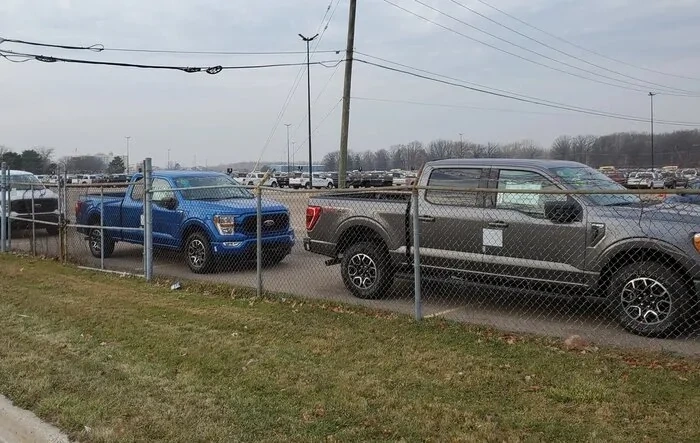 Ford stockpiling thousands of new 2021 F-150 pickups near Detroit airport
