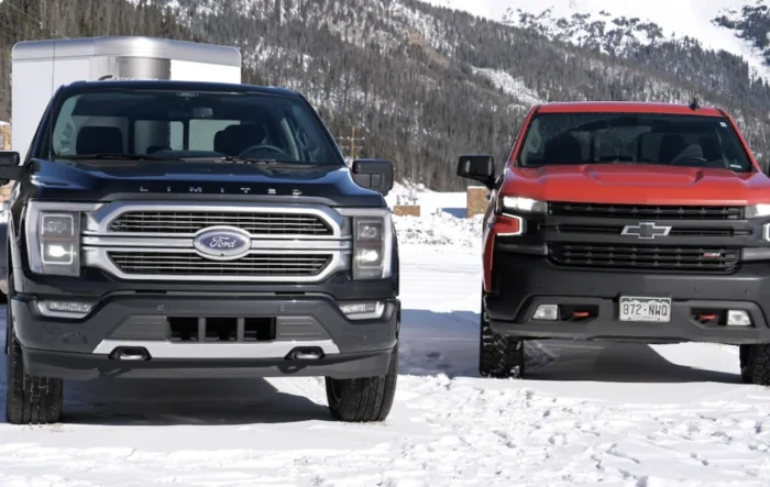 TFL: 2021 F-150 Hybrid Takes On The V8 Chevy Silverado in World's Toughest Towing Test