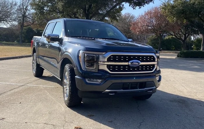 Got my 2021 F150 Platinum in Smoked Quartz!